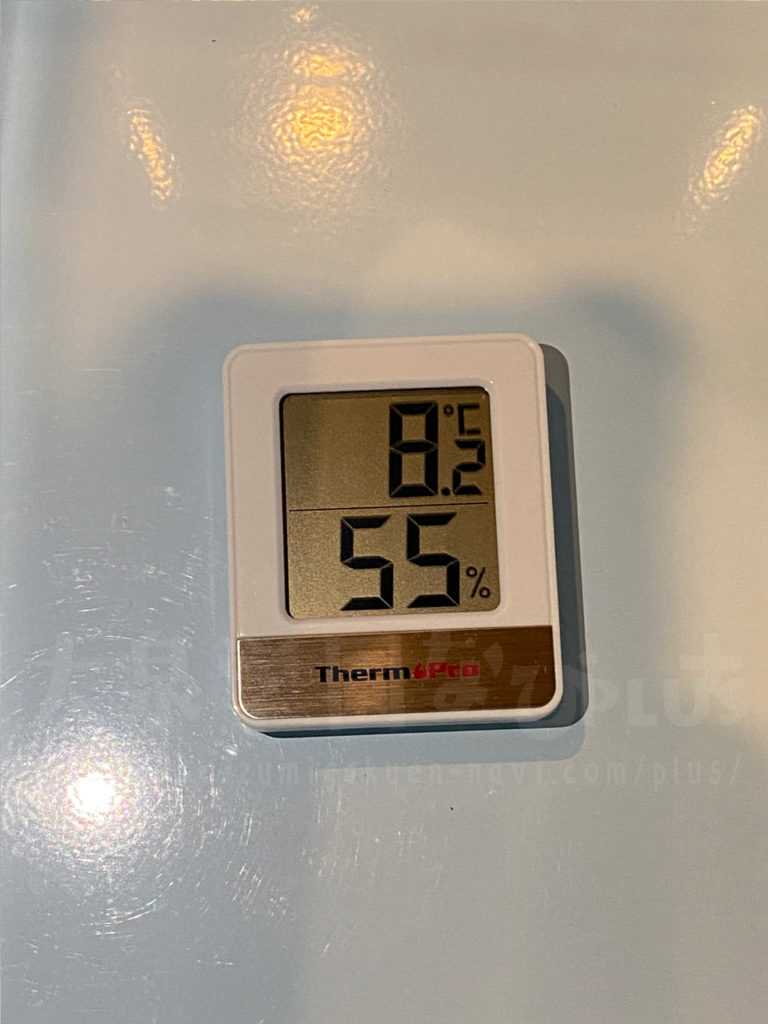 ICEBERG 車載冷蔵庫 22L (AQ22L-OD)温度計測:50分経過