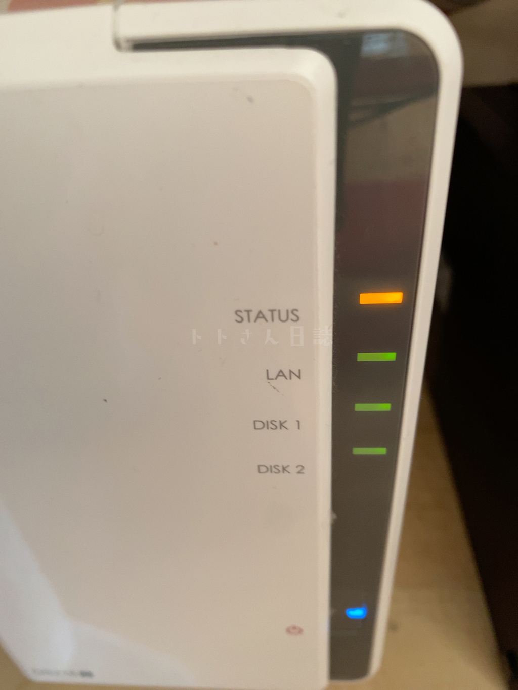 Synology DS216J HDD交換