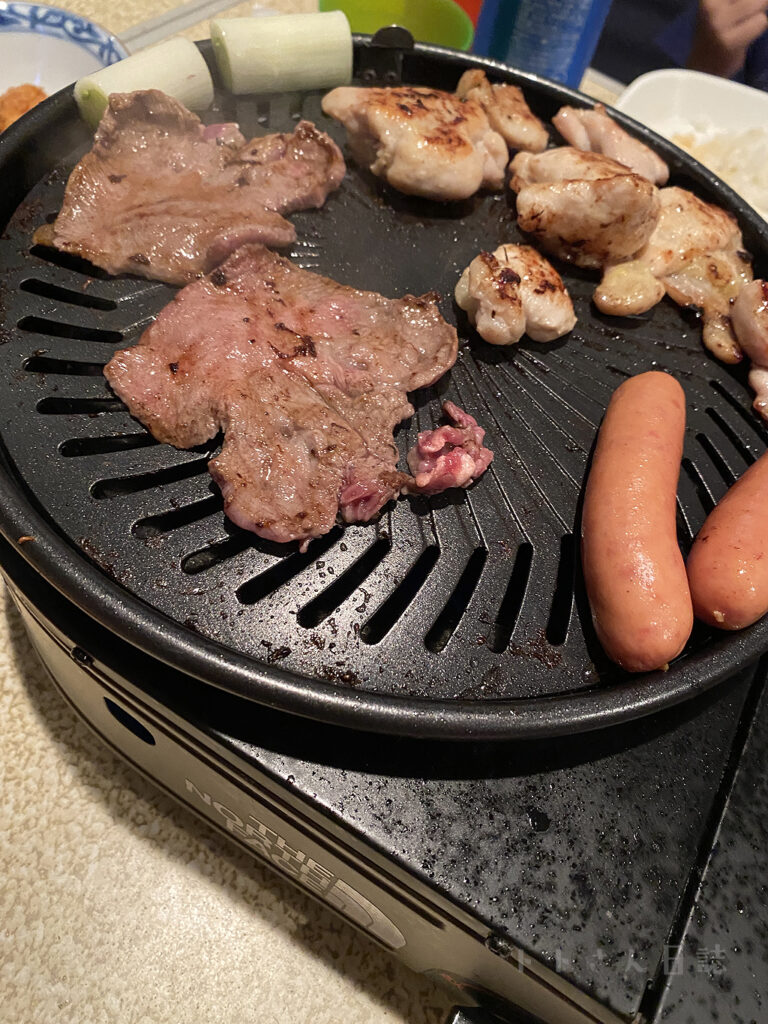 イワタニの「 やきまる 」で自宅焼肉