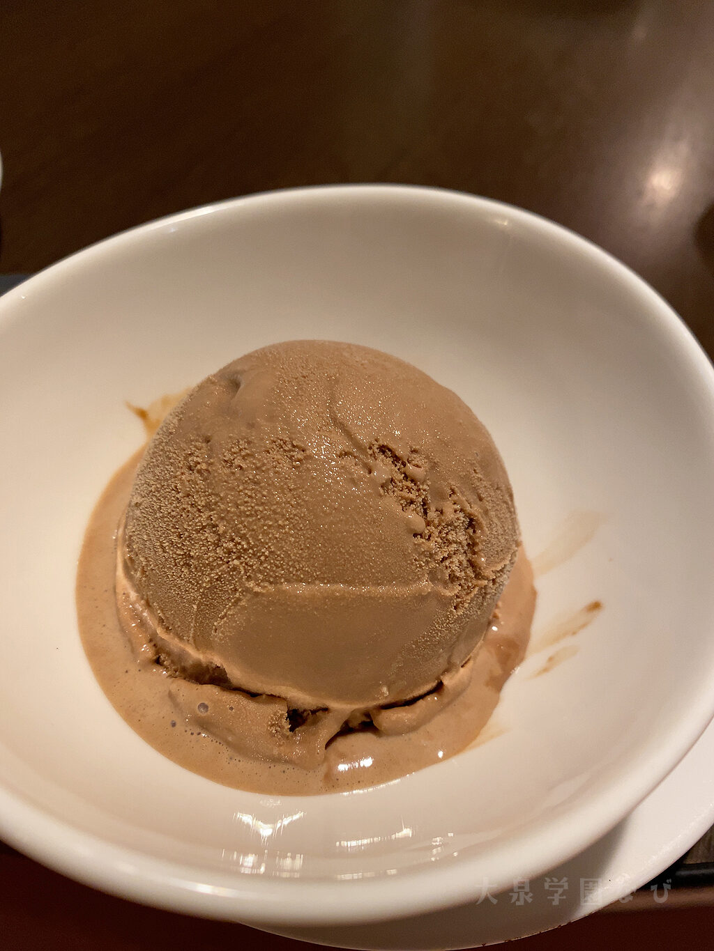 中国料理 「 茶平 」 アイスクリーム／チョコ